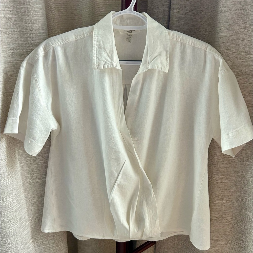 Elegant White Women's Top